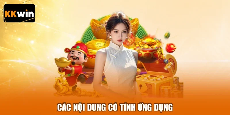 Các nội dung có tính ứng dụng