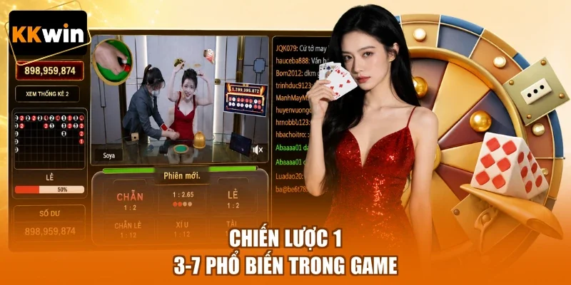 Chiến lược 1-3-7 phổ biến trong game